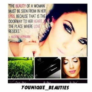 ... Hepburn #quote #younique #beauty #lashes #mascara #3dfiberlashes