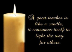 of something that will be recognizing and honouring teachers ...