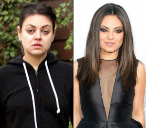 30 Fairly Shocking Pictures of Celebrities Without Makeup