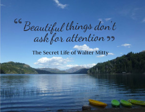 Beautiful things don't ask for attention Wall Art, Life Inspiration ...