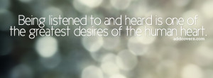 Greatest desires of the human heart {Life Quotes Facebook Timeline ...