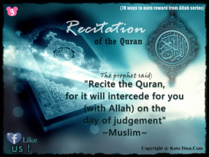 recitation of the quran Quran Quotes About Life