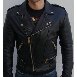 Displaying 17> Images For - Black Leather Motorcycle Jacket For Men...