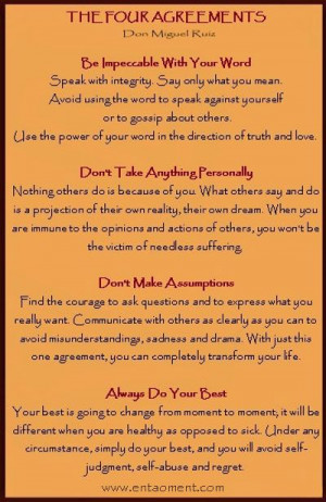 ... Agreements for healing your life (Toltec tradition) | Don Miguel Ruiz