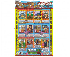 Cleanliness and Hygiene Write & Wipe Educational Posters