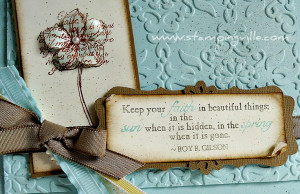 Inspiring Quotes Handmade Card Ideas