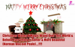 ... Christmas Wishes Quotes Picture Card With Christmas Greetings for
