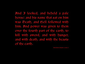 Wallpaper #23 Revelations Chapter 6 Verse 8