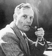 The world famous American astronomer Edwin Hubble (1889 - 1953).