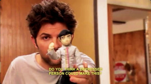 ... .Post, Adam Scott, Ben Wyatt, Parks And Recreation Ben, Depression