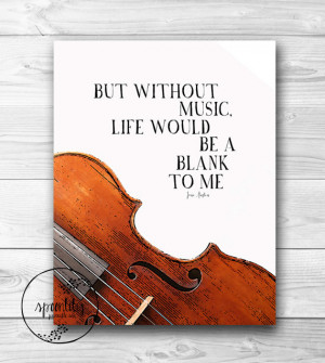 Quote, Inspirational Music quote 