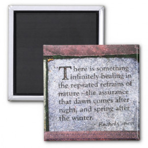 Rachel Carson Quote Magnet