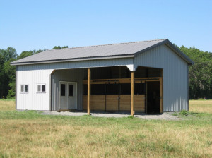 Two Stall Horse Barn Kits