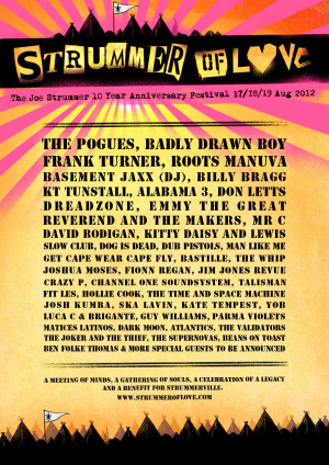strummer of love lineup web Strummer of Love lineup revealed