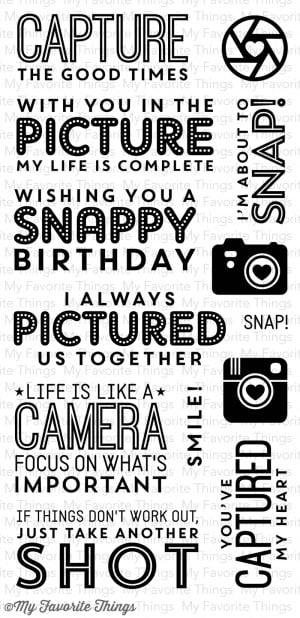 Cute Camera Quotes The most camera shy into a
