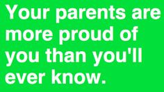 Yes, we encourage all our kids and are very proud of each and every ...
