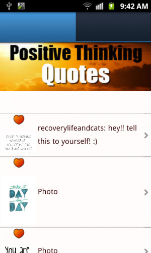 Positive Thinking Quotes FREE- screenshot