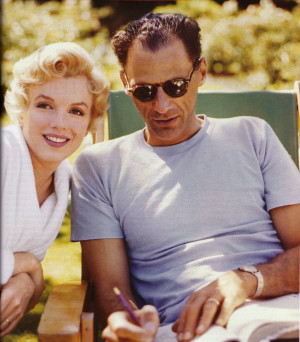 Marilyn with her husband Arthur Miller. (Picture from November 2010 ...