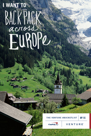 BucketList Item No. 16 | Backpacking Across Europe