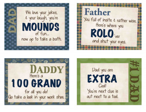 Father's Day Printable Candy Treasure Hunt