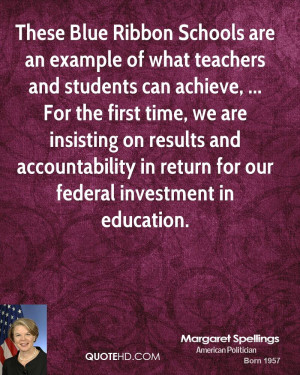 These Blue Ribbon Schools are an example of what teachers and students ...