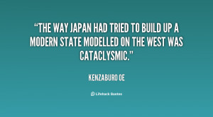 The way Japan had tried to build up a modern state modelled on the ...