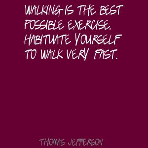 Walking Exercise Quotes