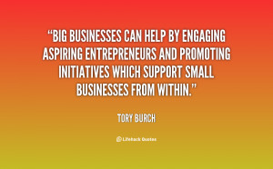 Big businesses can help by engaging aspiring entrepreneurs and ...