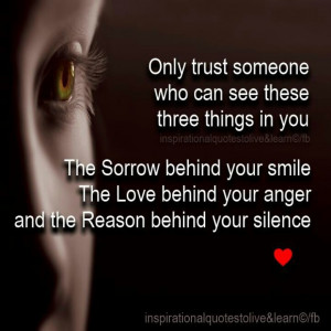 Trust someone