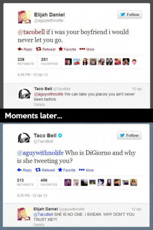 Dump Day Funny Taco Bell Twitter Quotes