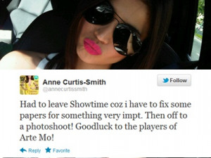 Anne Curtis Tweets Leaves Showtime for One Month