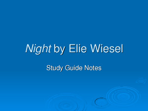 Night By Elie Wiesel by BreatheElectric