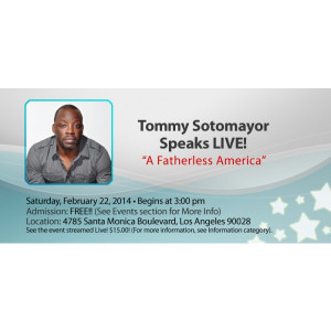 February 22 Lecture ““A Fatherless America” by Tommy Sotomayor