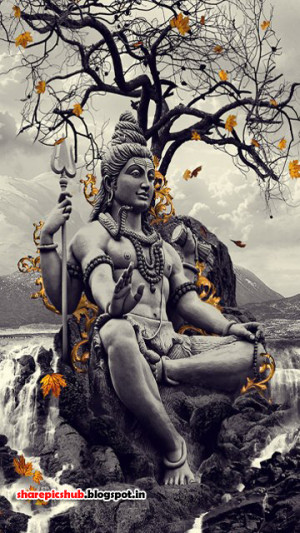 Lord Shiva Big Statue in Forest | Shankar Bhagwan Murti Pics