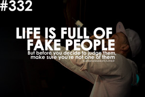 Fake People Quote