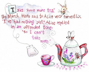 Cute Alice in Wonderland quote.