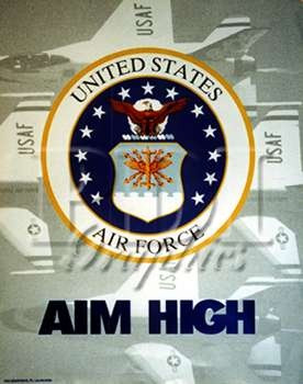 Air Force Motto ~ Aim High - Fly/Fight/Win