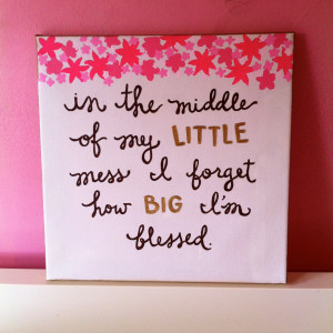 canvas for little this would be cute for big little reveal