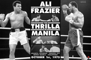 Muhammad Ali vs. Joe Frazier in Thrilla in Manila, Quezon City, Metro ...