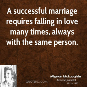 Mignon Mclaughlin Marriage