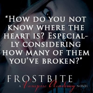 Vampire academy frostbite quote