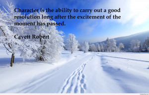 New year Cavett Robert quote
