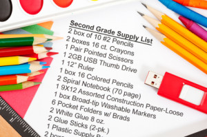 school supplies list 9th grade Use last year's supply