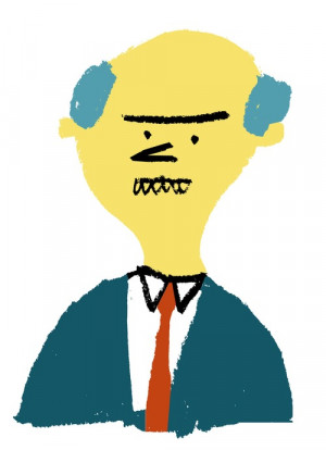 Illustration simpsons mr burns rob hodgson