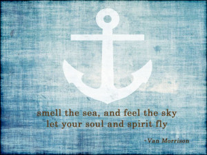 Van Morrison sea quote.