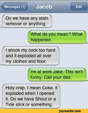 any stain remover or anythingWhat do you mean ? What happened.I shook ...