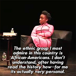 gif black history BE PROUD Chimamanda Ngozi Adichie zadie smith own it ...