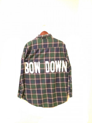 Beyoncé Plaid Shirt in Blue/Green Flannel. Bow down beyonce song ...