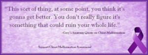 Grey's Anatomy Quote on Chiari