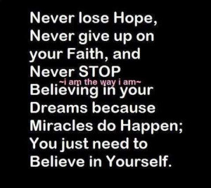 losing hope quotes quotes about lose never lose hope in life lose hope ...